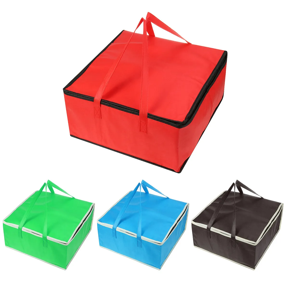 16 Insulated Bag Cooler Bag Insulation Folding BBQ Picnic Portable Ice Pack Food Thermal Bag Food Delivery Bag Pizza Camping Bag"