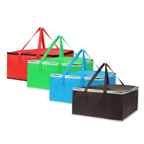 16 Insulated Bag Cooler Bag Insulation Folding BBQ Picnic Portable Ice Pack Food Thermal Bag Food Delivery Bag Pizza Camping Bag"
