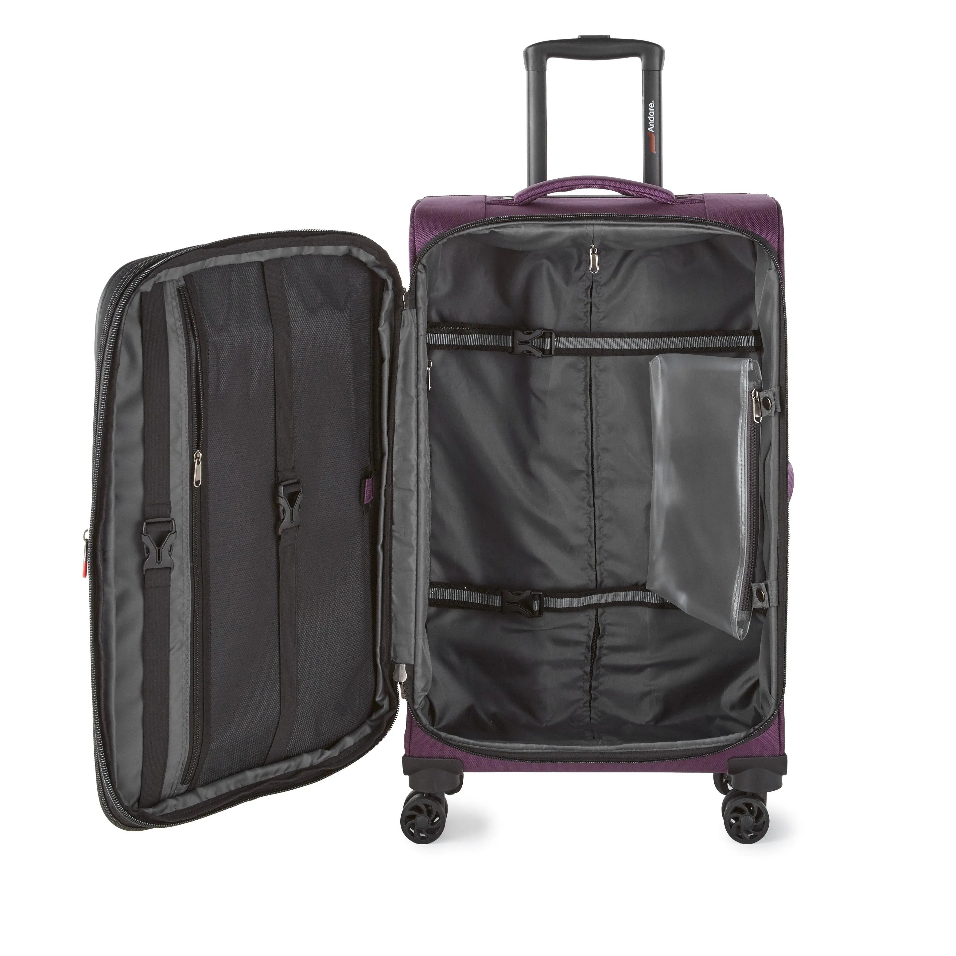 Andare Milan-3 26" Exp. Softside Spinner