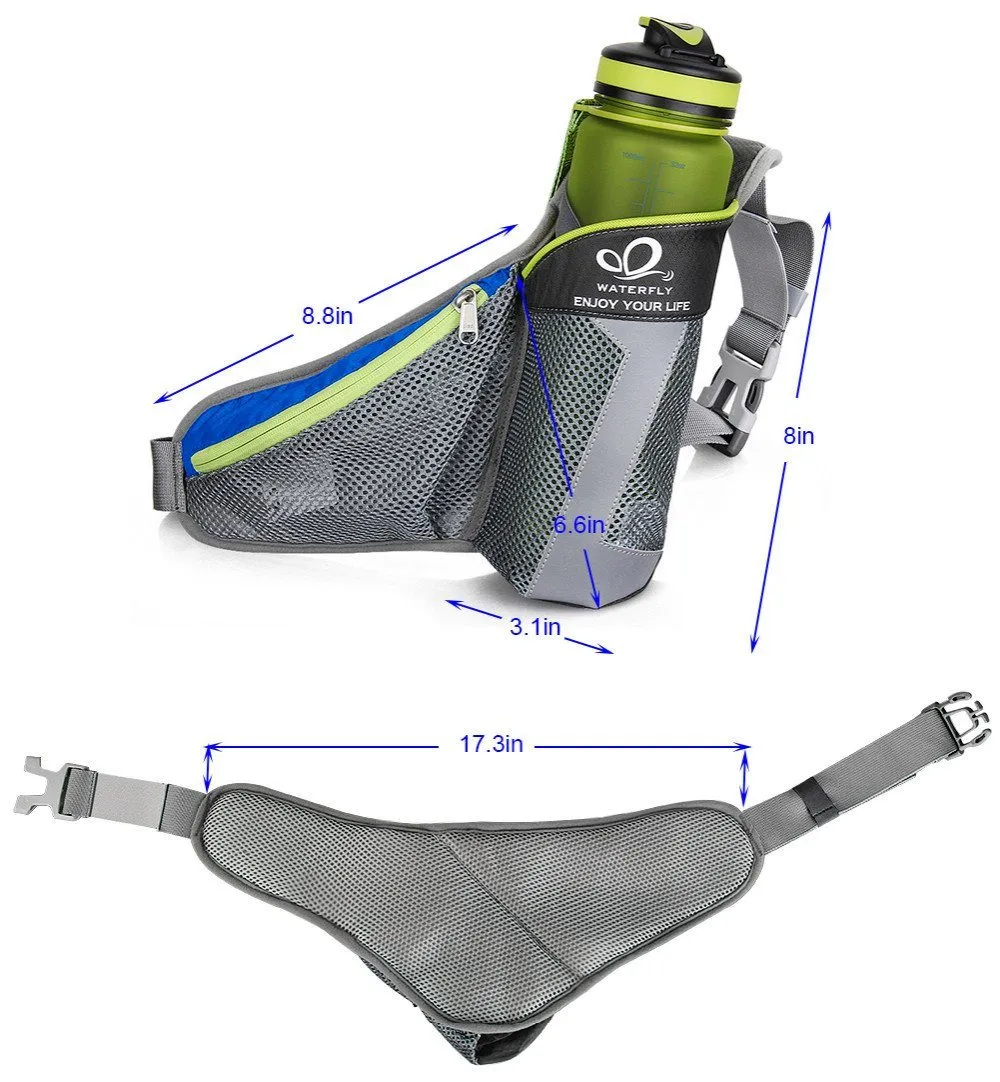 Aonijie Sports Hydration Mesh Belt With bottle holder E865