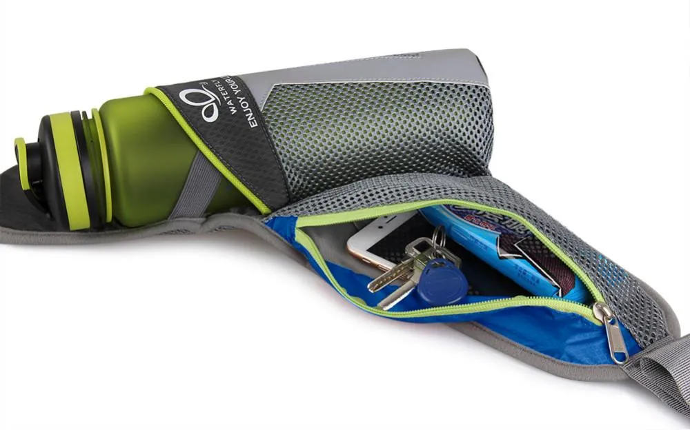 Aonijie Sports Hydration Mesh Belt With bottle holder E865