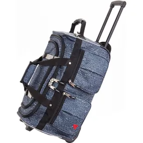 Athalon 29" 15 Pocket Duffel Denim Rain Rolling, One Size
