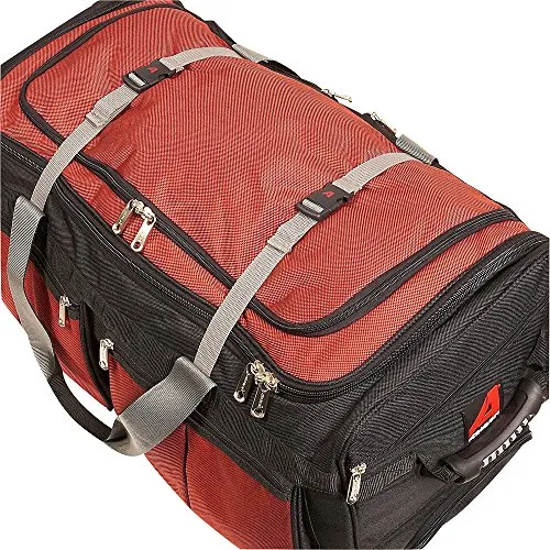 Athalon 29" 15 Pocket Duffel Navy Rolling, One Size