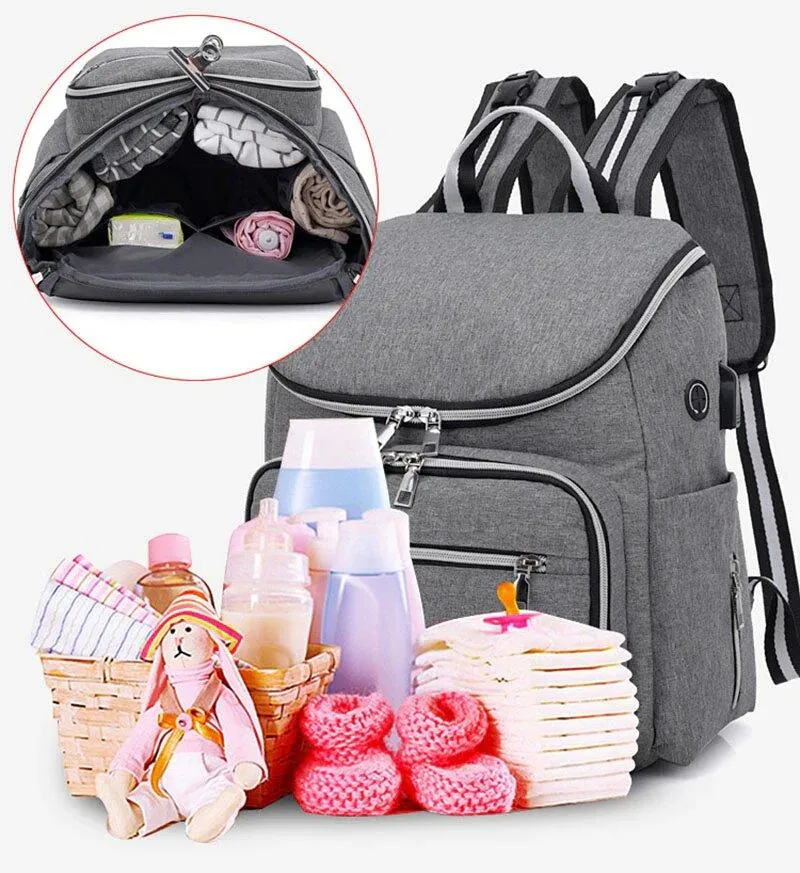 Baby Diaper Backpack XY20090002A- GREY