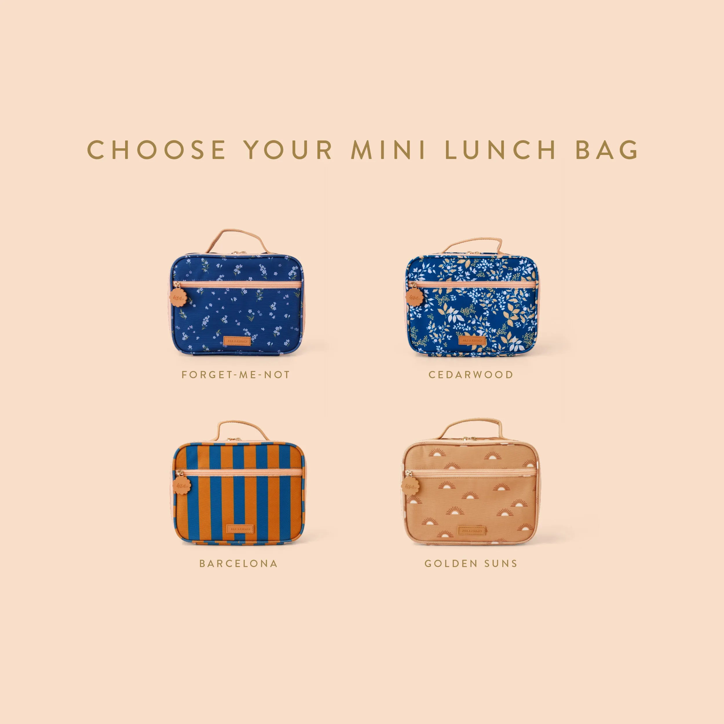 Backpack   Lunch Bag 4-Pack Bundle - (PREORDER - 7 FEB)