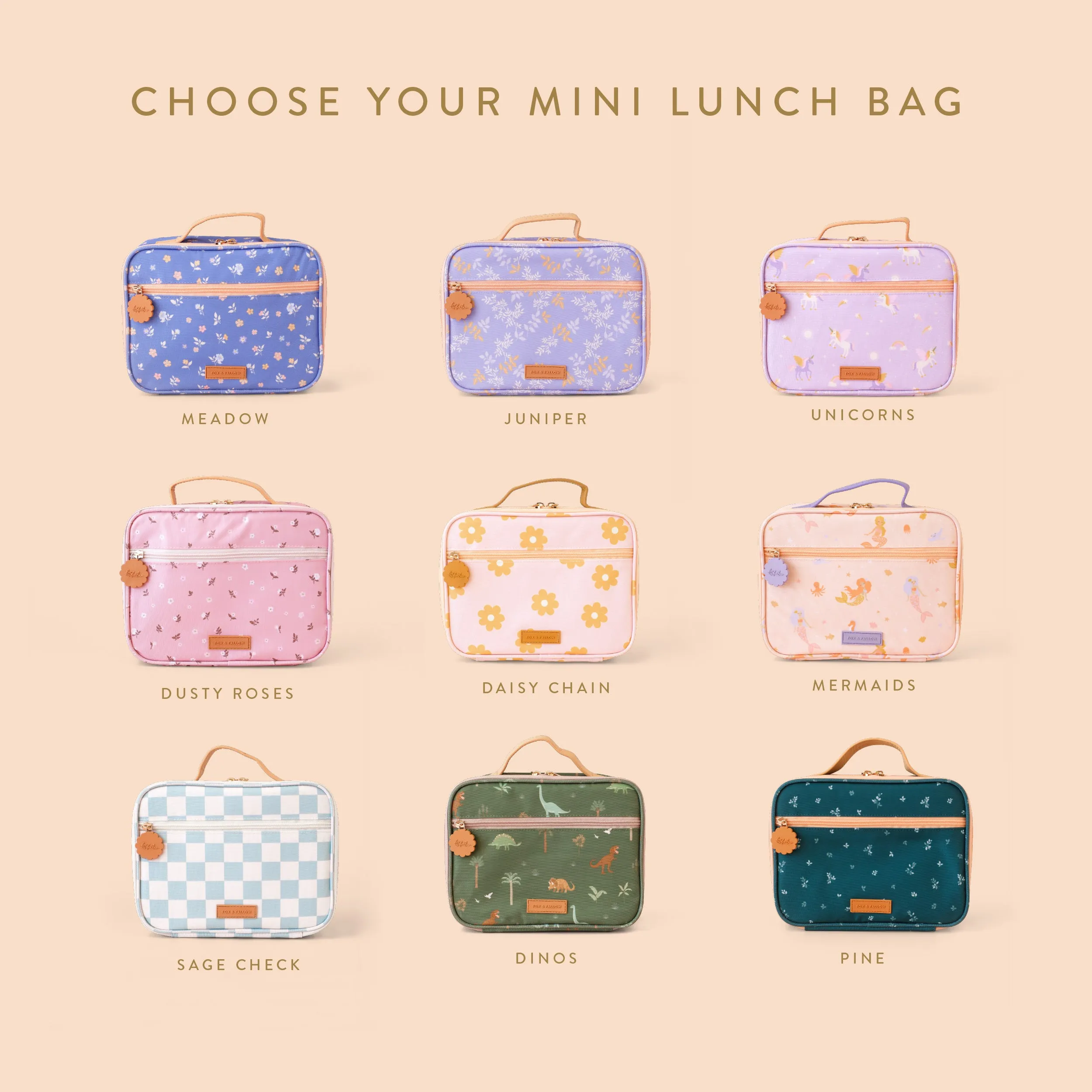 Backpack   Lunch Bag 4-Pack Bundle - (PREORDER - 7 FEB)