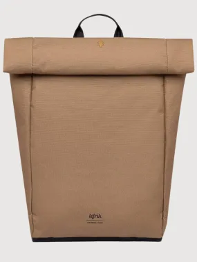 Backpack Roll Camel In Recycled Polyester | Lefrik