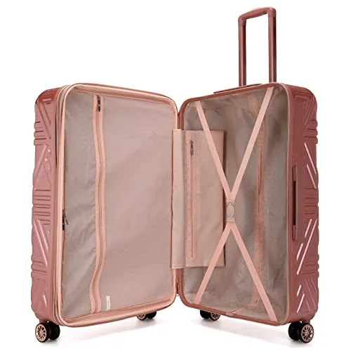 Badgley Mischka Modern trolley Contour 3 Piece Expandable Spinner