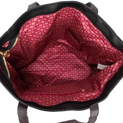 Badgley Mischka Rose Travel Weekender Tote XL - Black