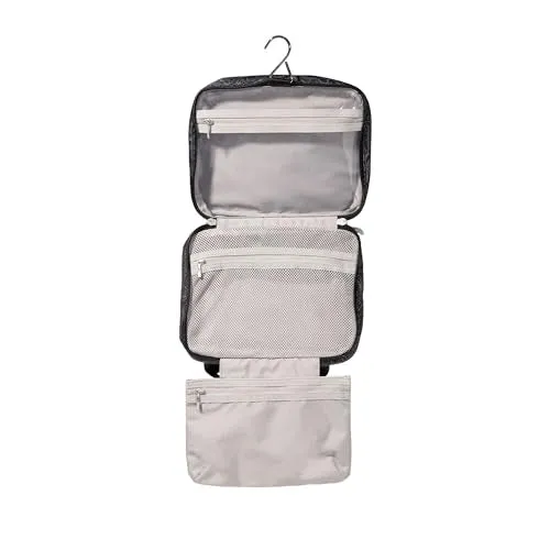 Baggallini Hanging Travel Toiletry Kit - Lightweight 6x10 Inch Makeup Bag