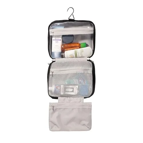 Baggallini Hanging Travel Toiletry Kit - Lightweight 6x10 Inch Makeup Bag