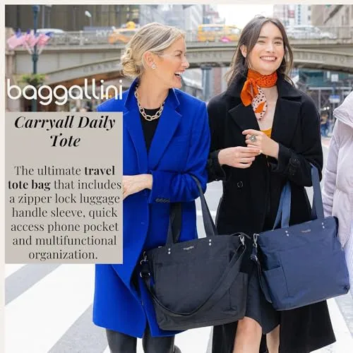 Baggallini Womens Carryall Daily Tote, French Navy