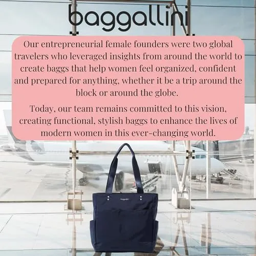 Baggallini Womens Carryall Daily Tote, French Navy
