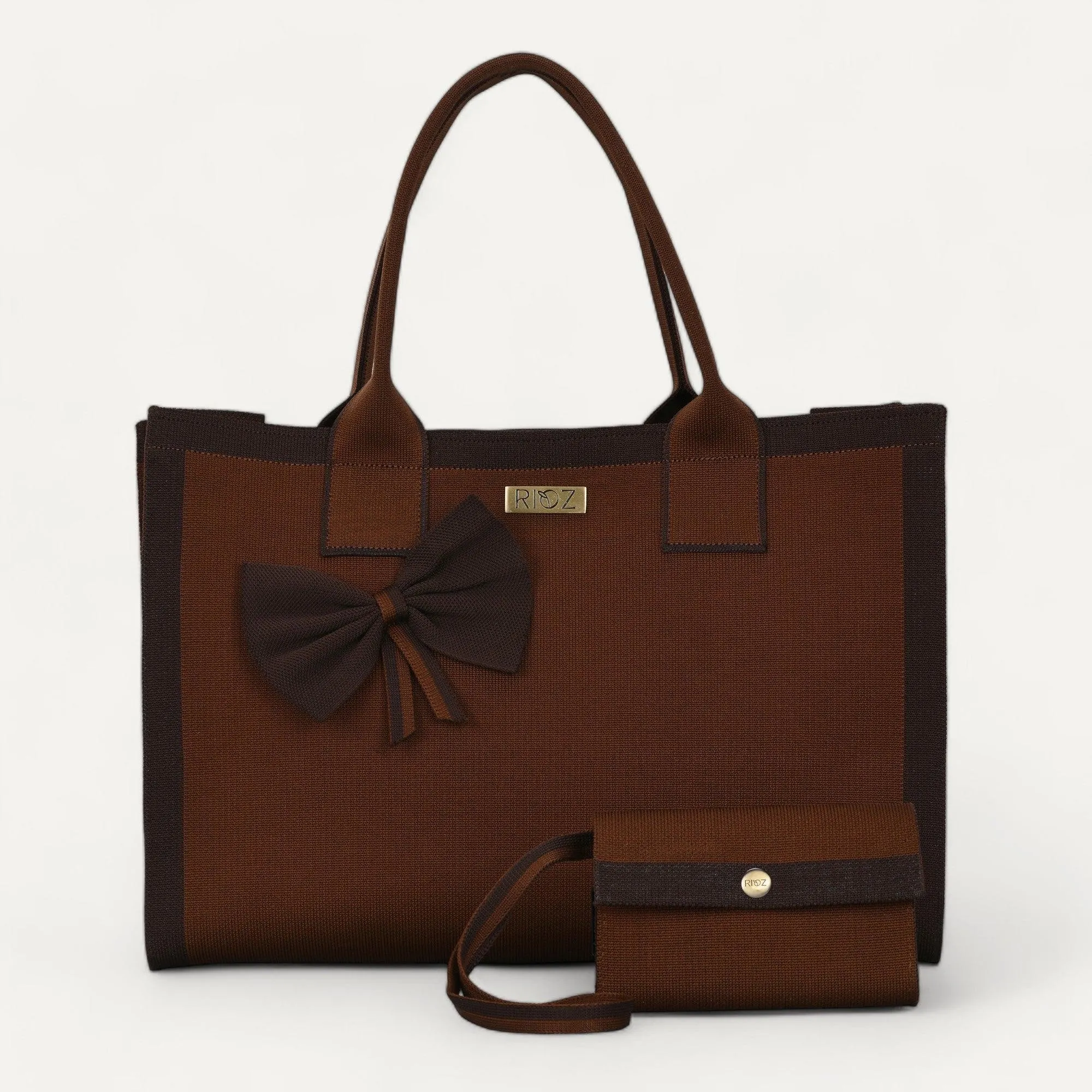 Bloom- Zipper Book Tote Bag