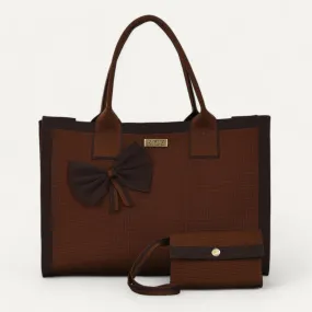 Bloom- Zipper Book Tote Bag