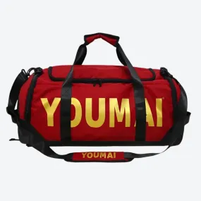Bold Red Sports Duffel Bags