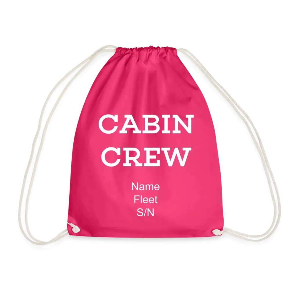 Cabin Crew Drawstring Bag