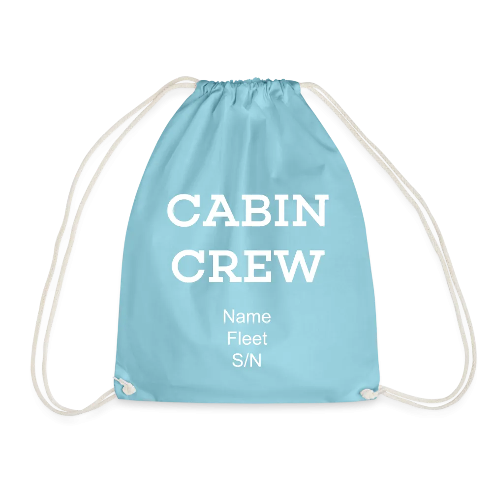 Cabin Crew Drawstring Bag