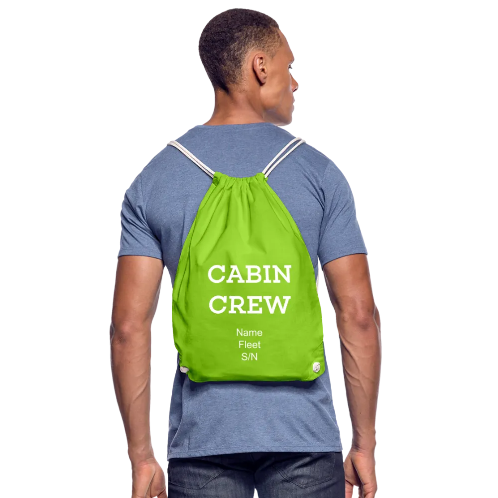 Cabin Crew Drawstring Bag