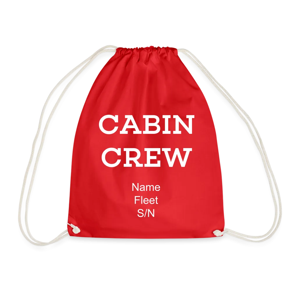 Cabin Crew Drawstring Bag