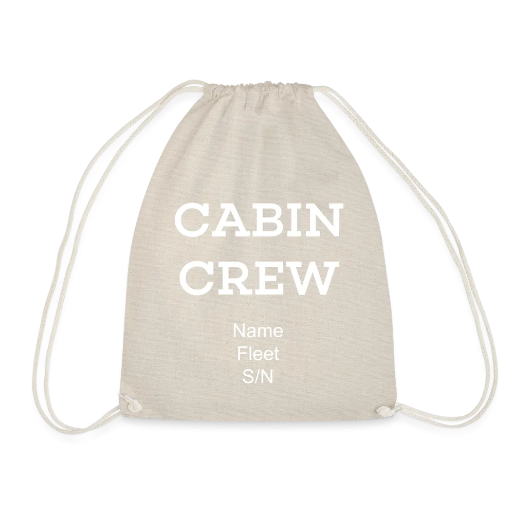 Cabin Crew Drawstring Bag