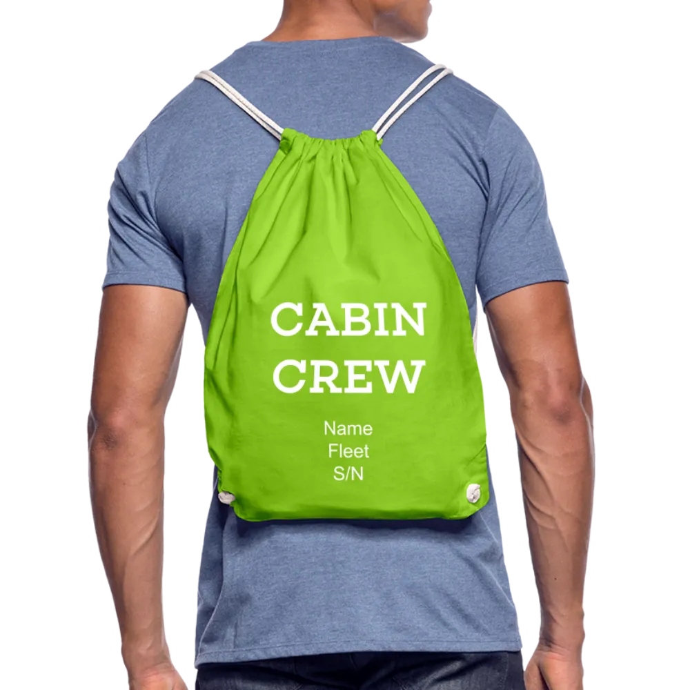 Cabin Crew Drawstring Bag