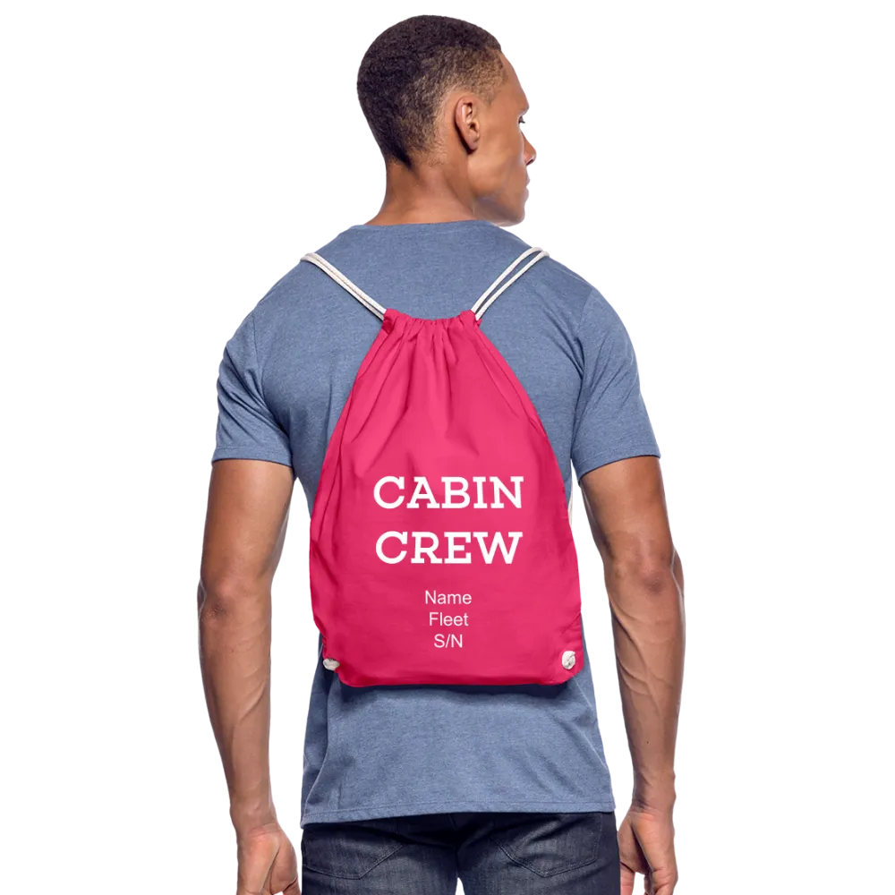 Cabin Crew Drawstring Bag