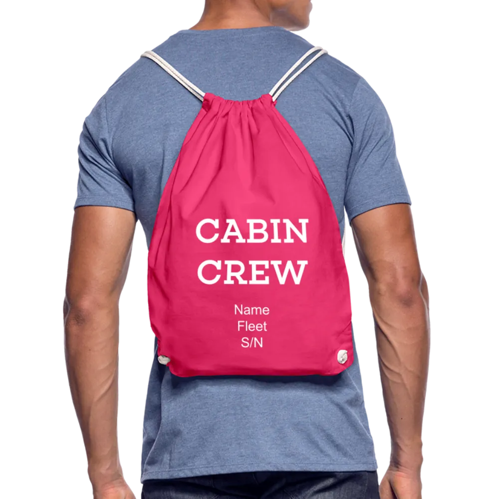 Cabin Crew Drawstring Bag