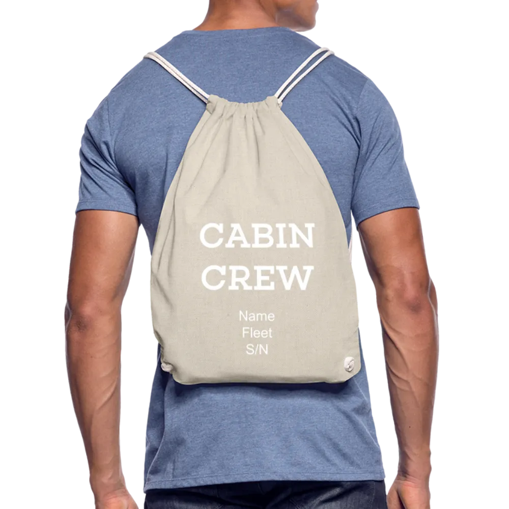 Cabin Crew Drawstring Bag