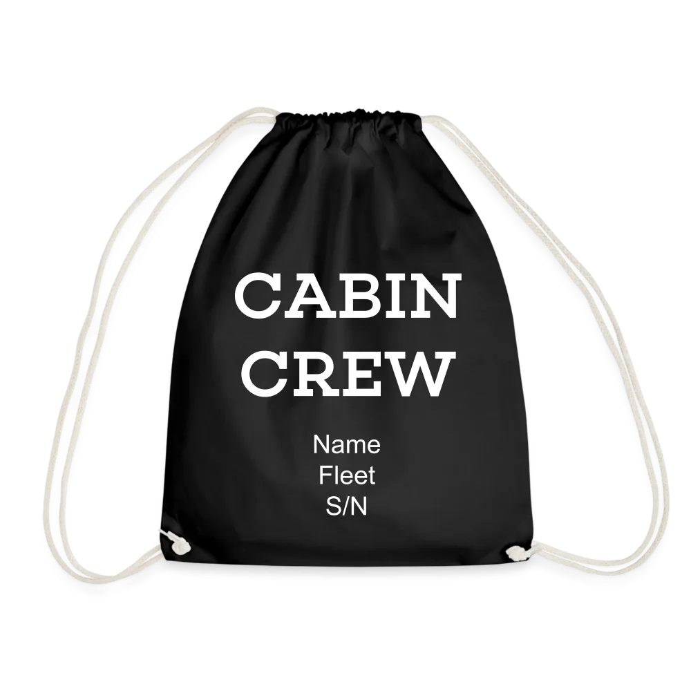 Cabin Crew Drawstring Bag