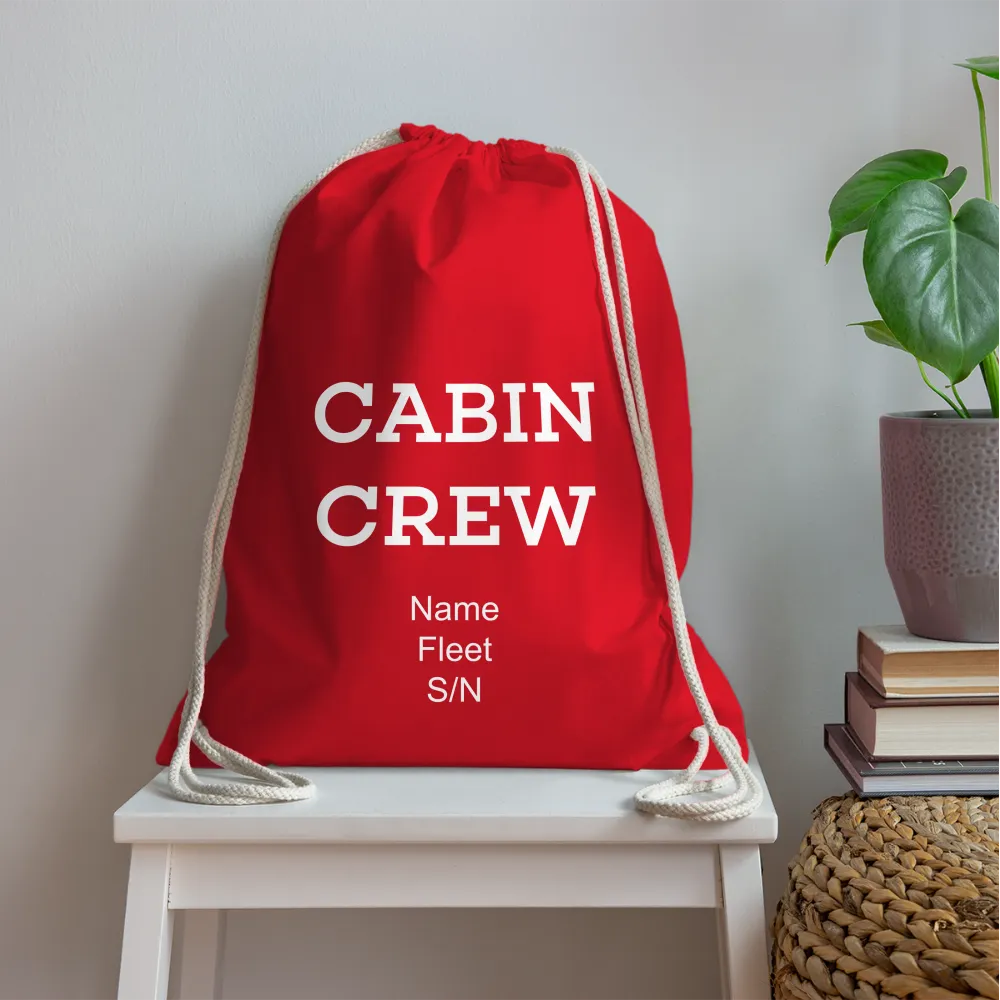 Cabin Crew Drawstring Bag