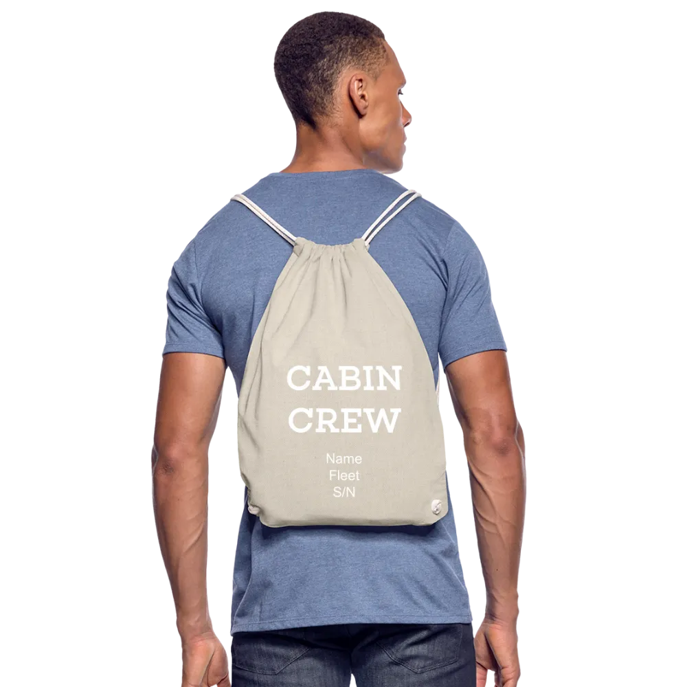 Cabin Crew Drawstring Bag