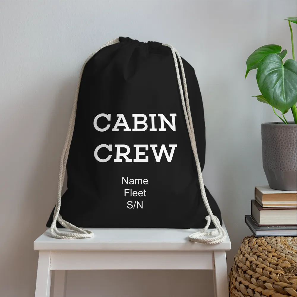 Cabin Crew Drawstring Bag