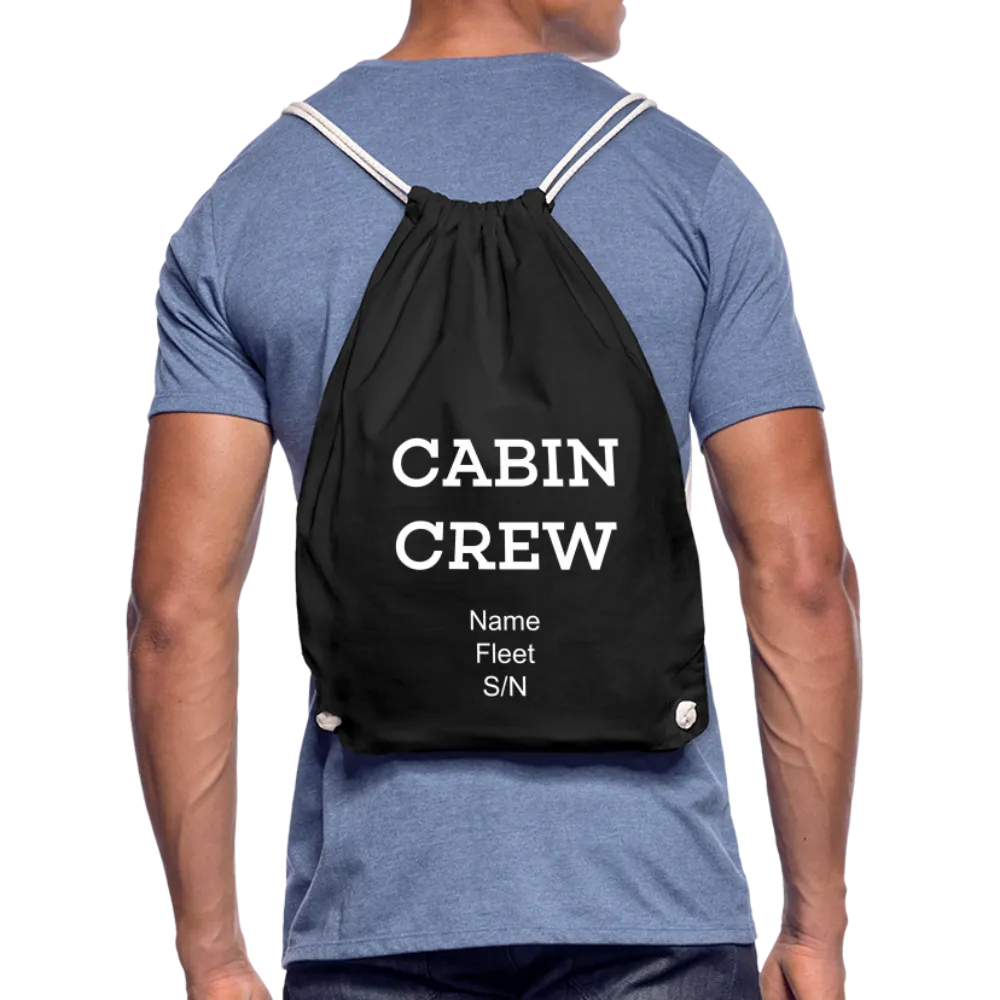 Cabin Crew Drawstring Bag