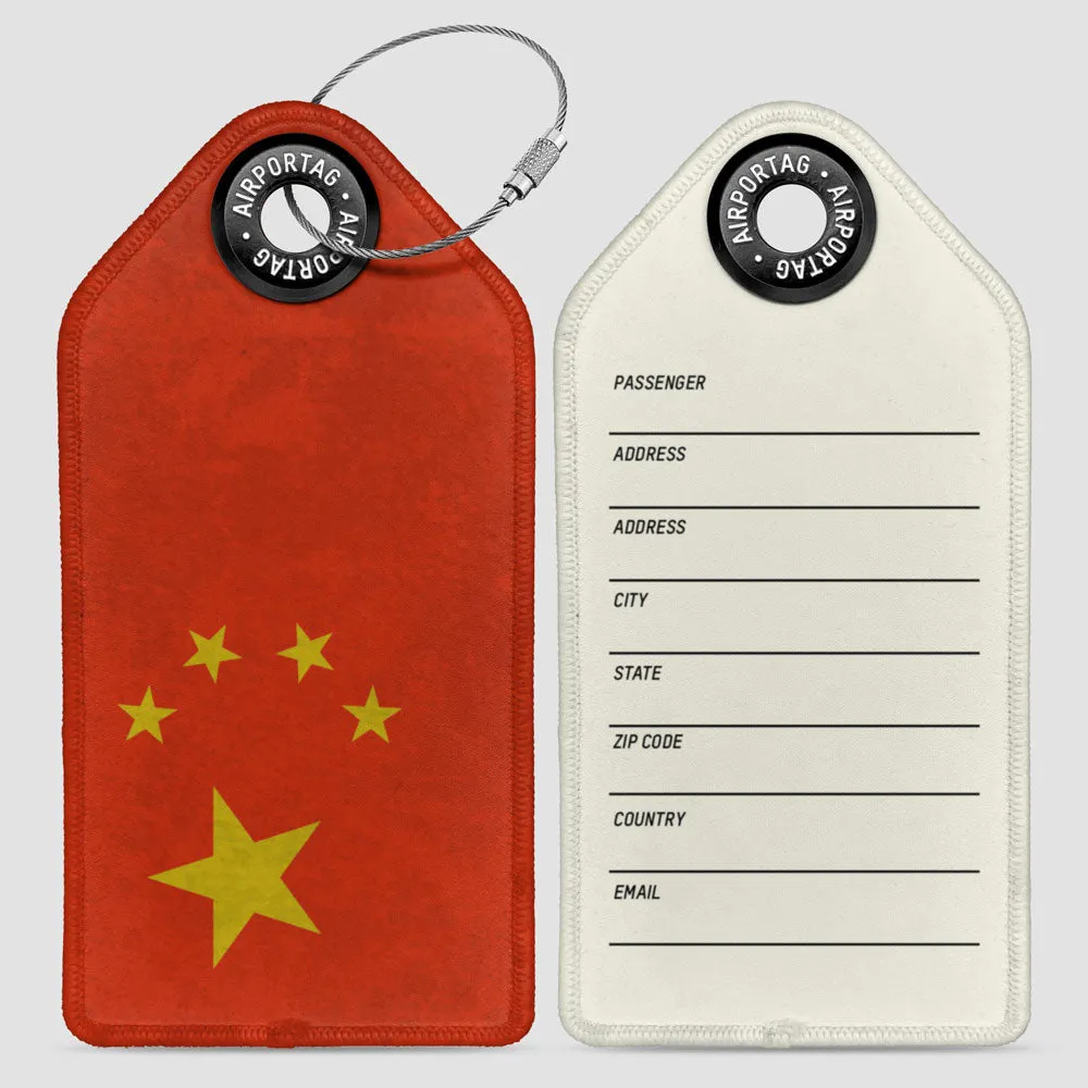 Chinese Flag - Luggage Tag