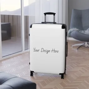 Custom Travel Suitcase - Personalized Luggage for Wanderlust, Vacation, Adventure - Gift for Travelers, Honeymooners,