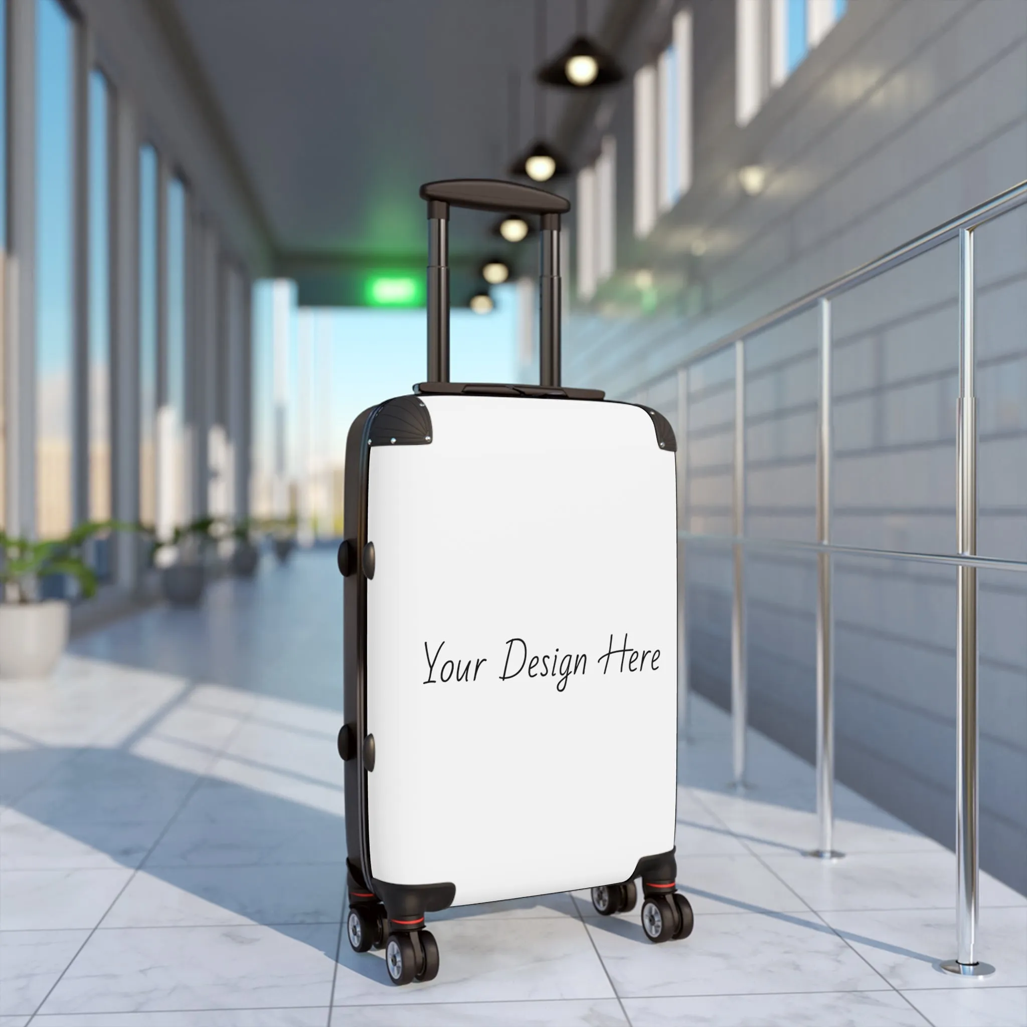 Custom Travel Suitcase - Personalized Luggage for Wanderlust, Vacation, Adventure - Gift for Travelers, Honeymooners,