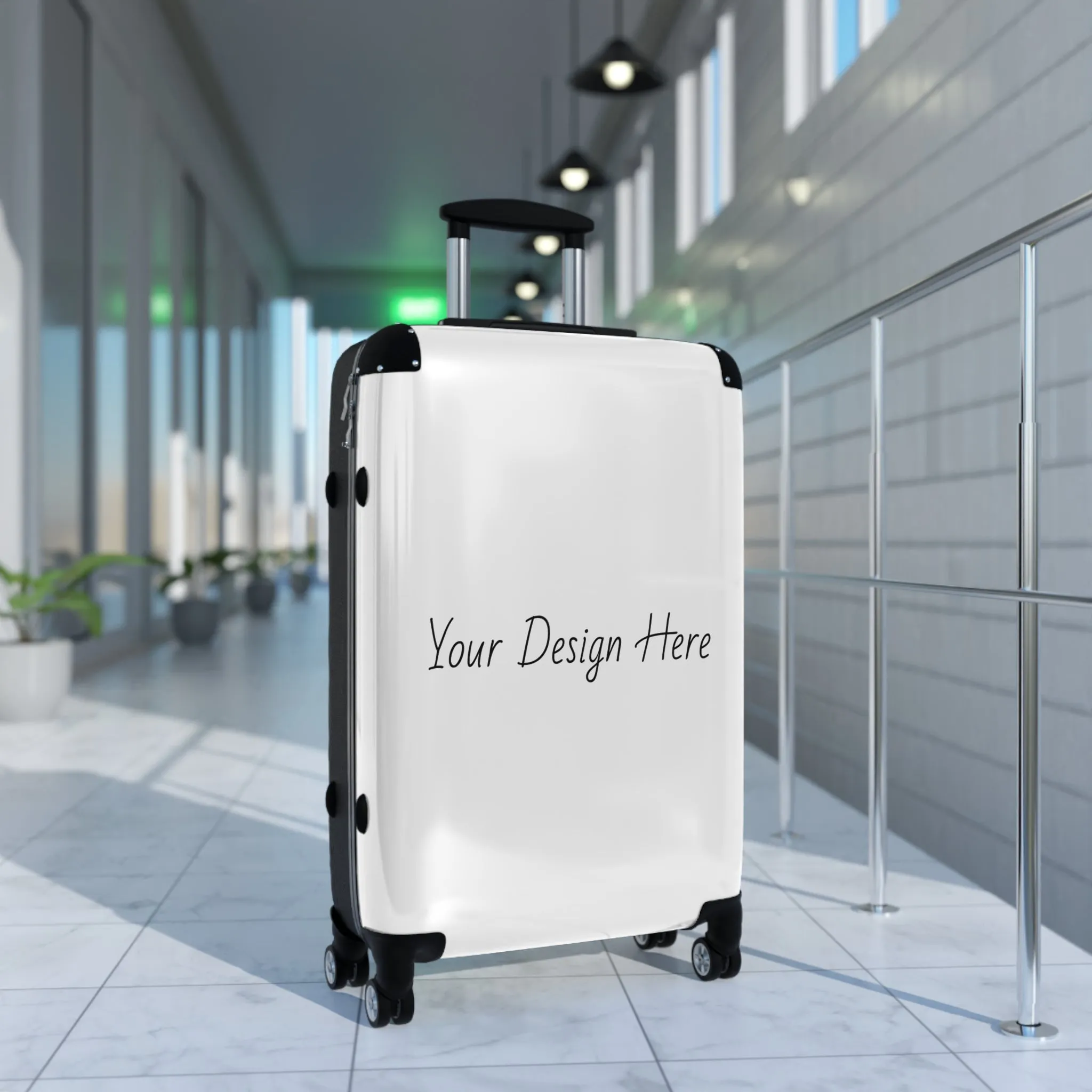 Custom Travel Suitcase - Personalized Luggage for Wanderlust, Vacation, Adventure - Gift for Travelers, Honeymooners,