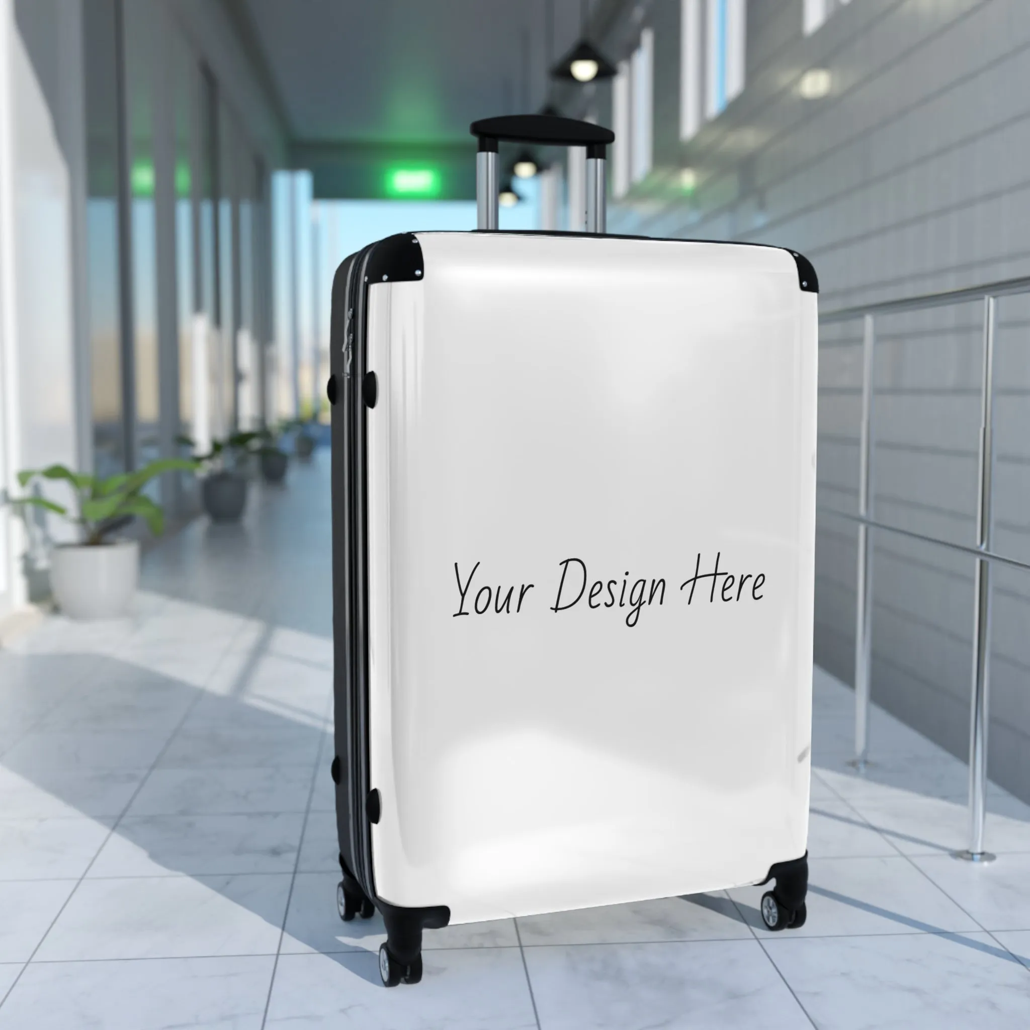 Custom Travel Suitcase - Personalized Luggage for Wanderlust, Vacation, Adventure - Gift for Travelers, Honeymooners,