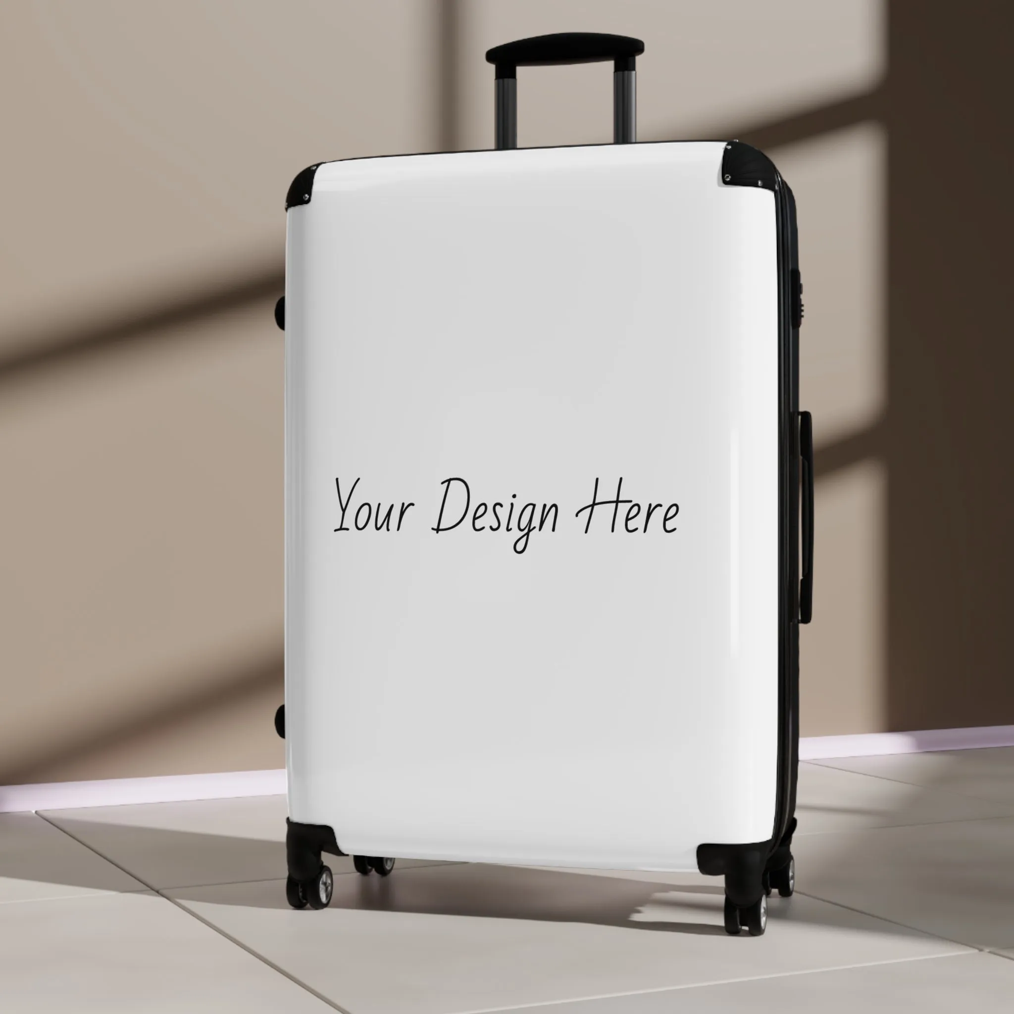 Custom Travel Suitcase - Personalized Luggage for Wanderlust, Vacation, Adventure - Gift for Travelers, Honeymooners,