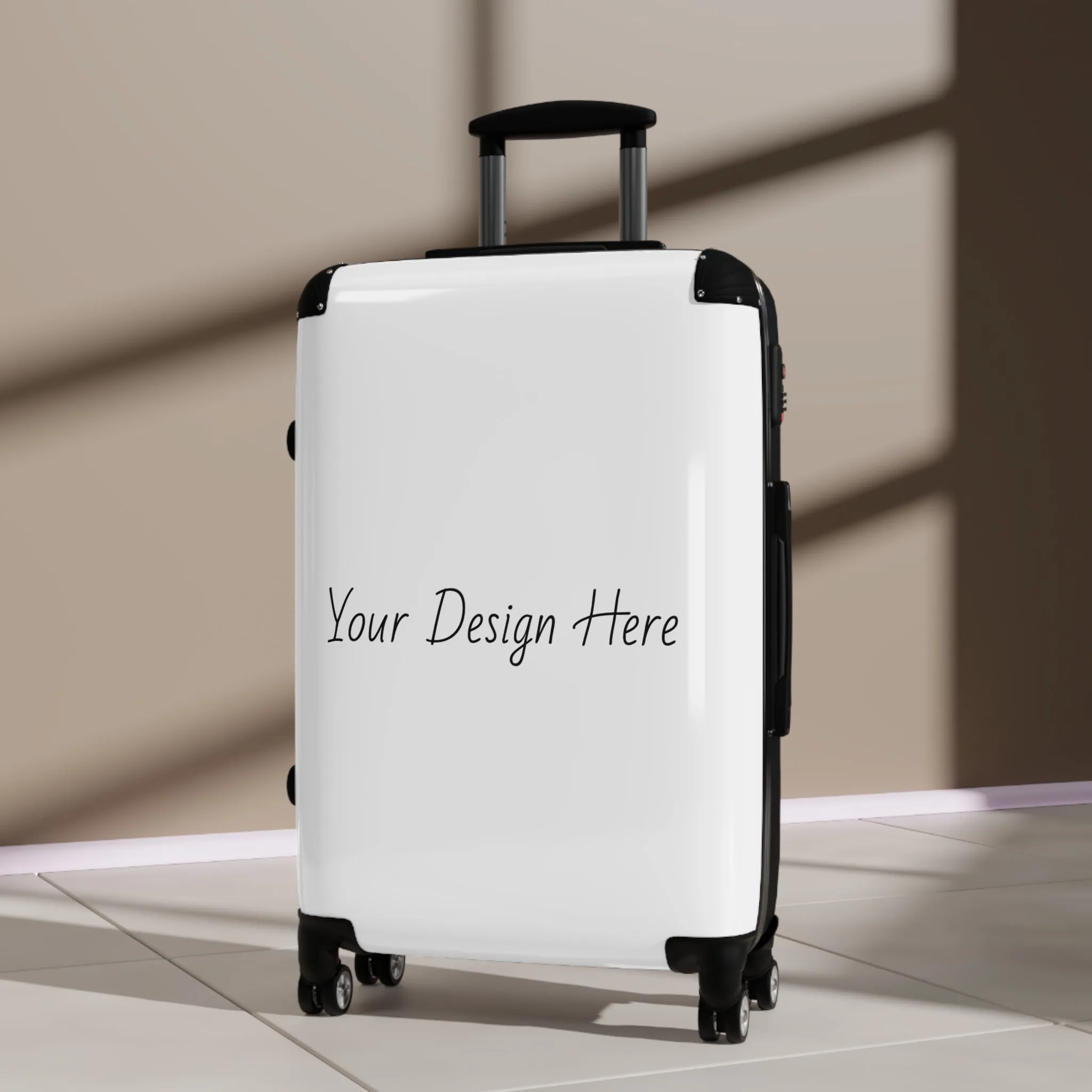 Custom Travel Suitcase - Personalized Luggage for Wanderlust, Vacation, Adventure - Gift for Travelers, Honeymooners,