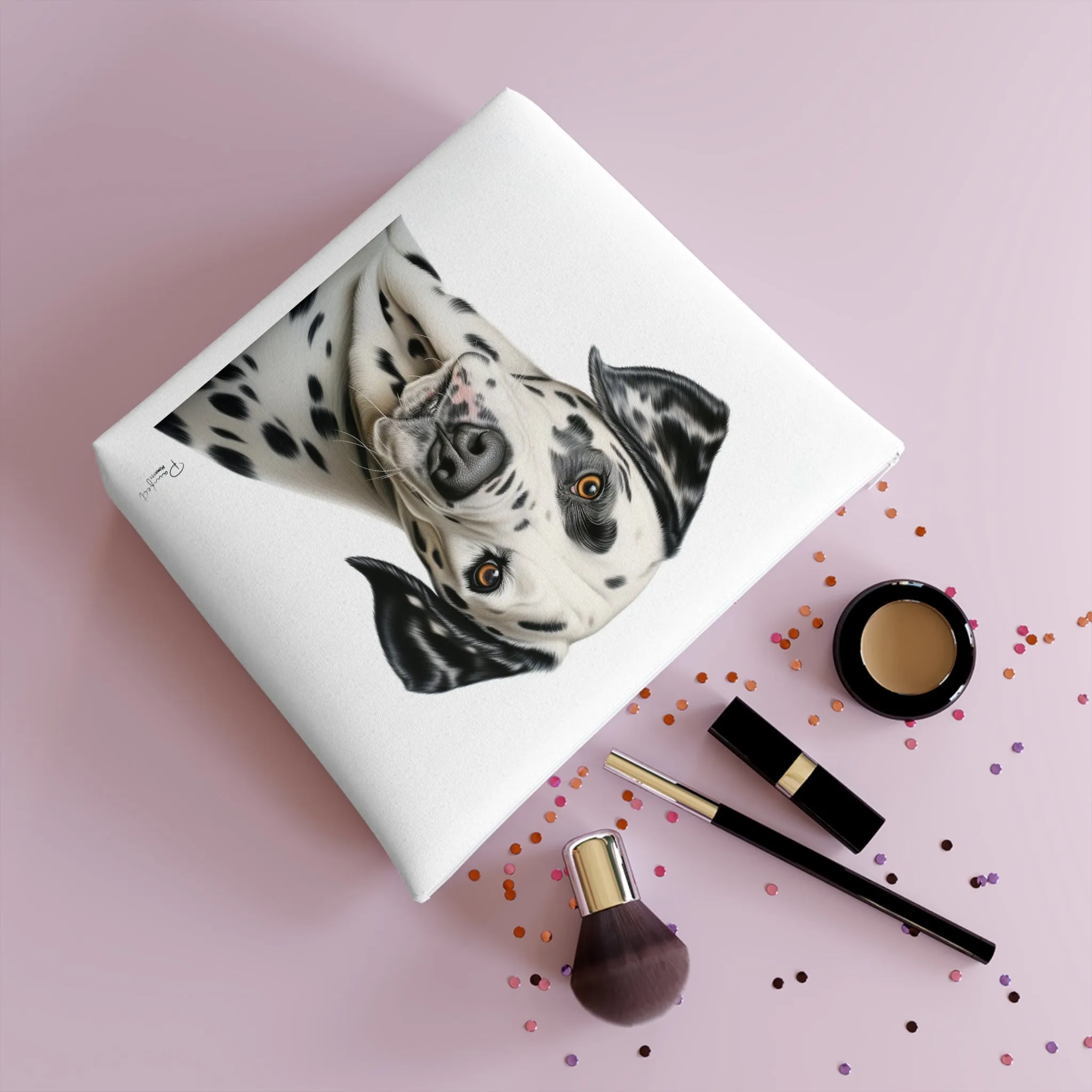 Dalmation Cotton Cosmetic Bag