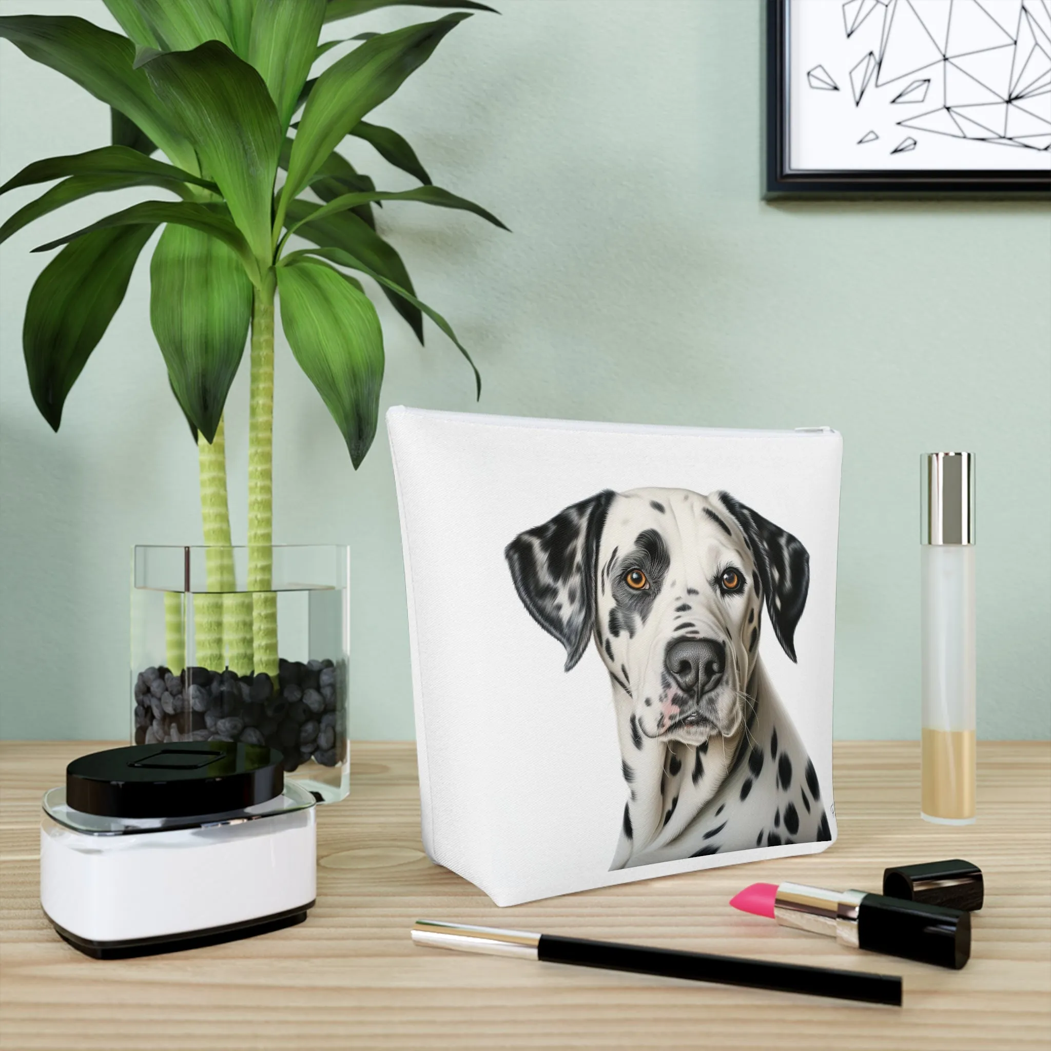 Dalmation Cotton Cosmetic Bag