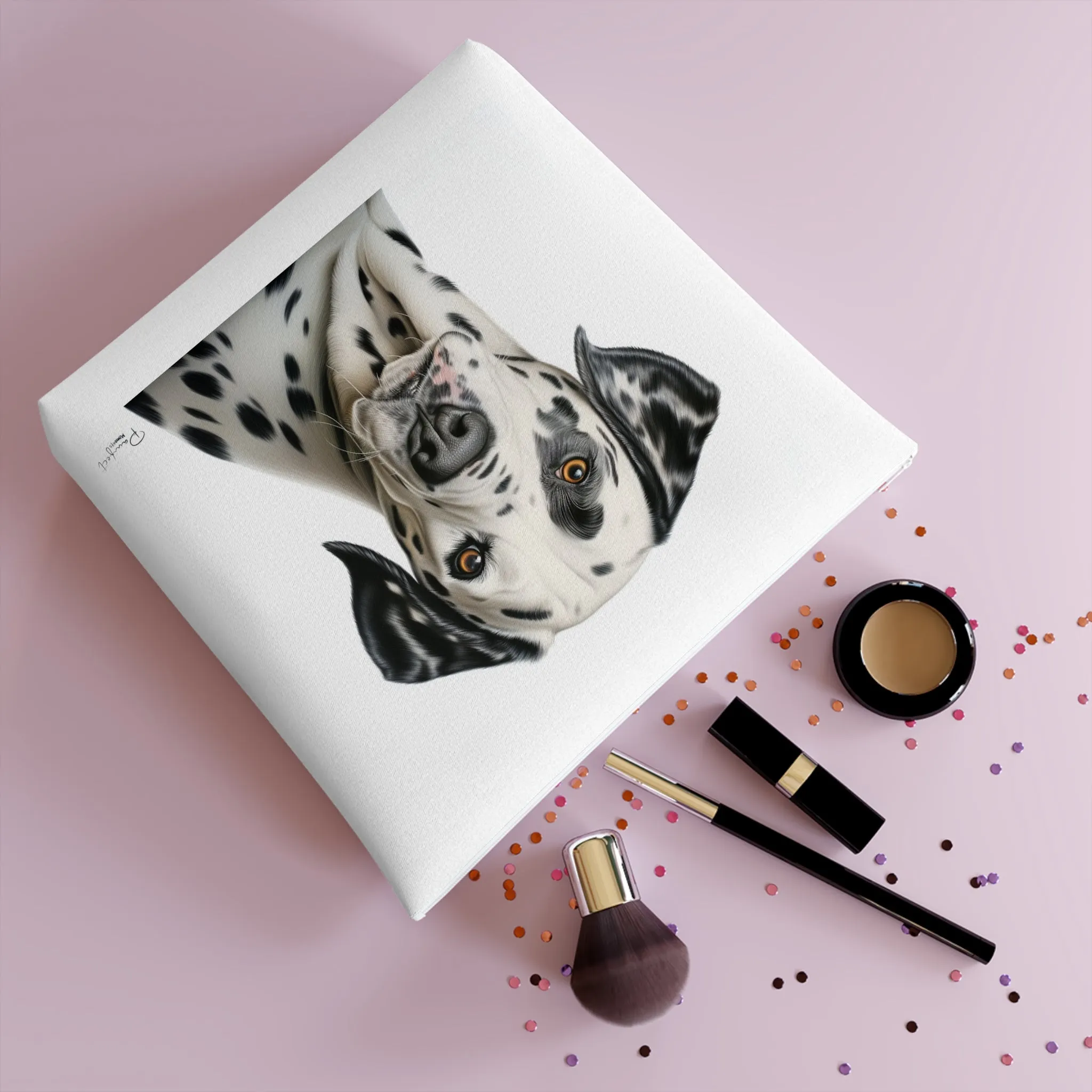 Dalmation Cotton Cosmetic Bag