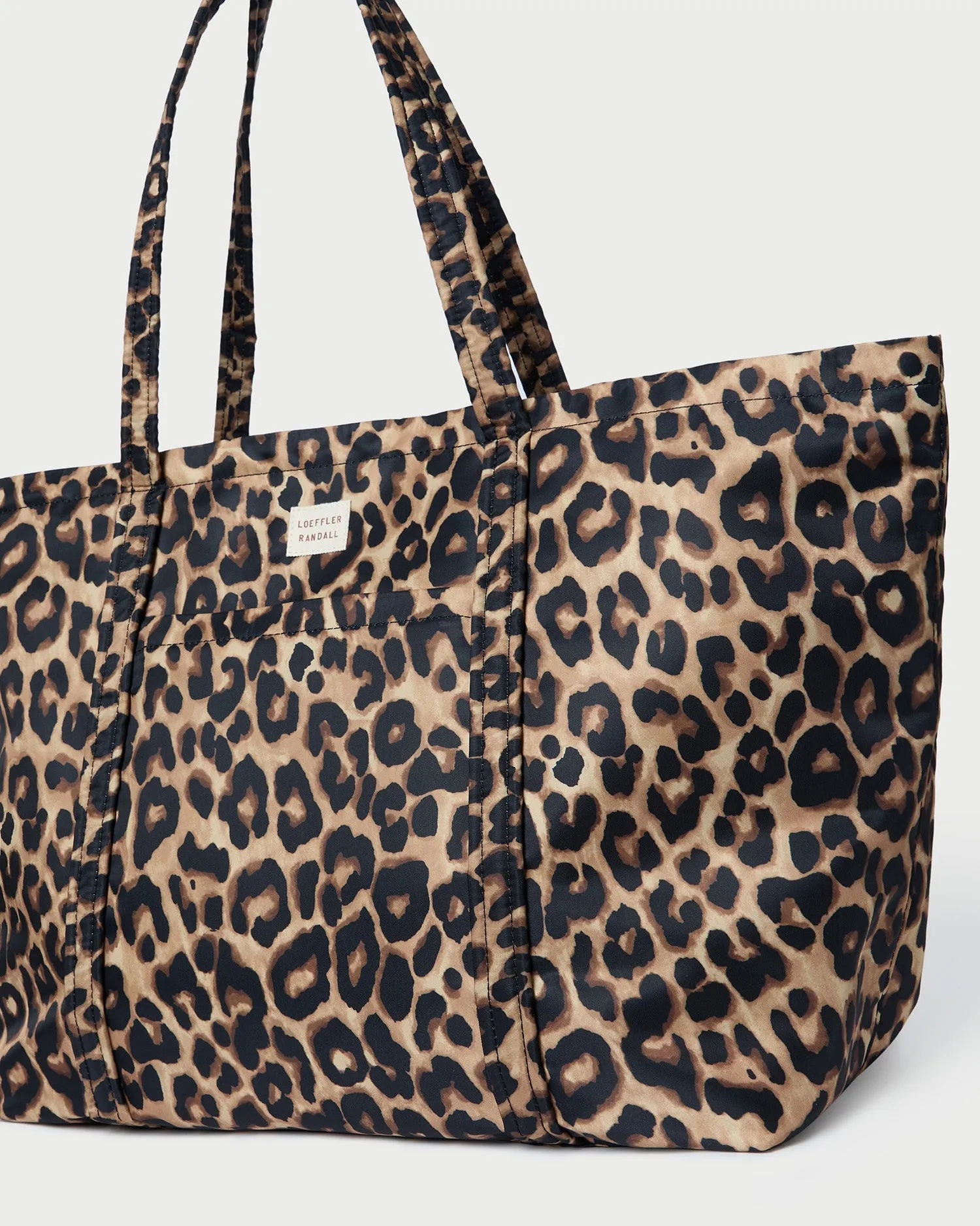 Dina Leopard Travel Tote