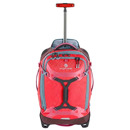 Eagle Creek Gear Warrior Carry-On Rolling Duffel Bag, Coral Sunset