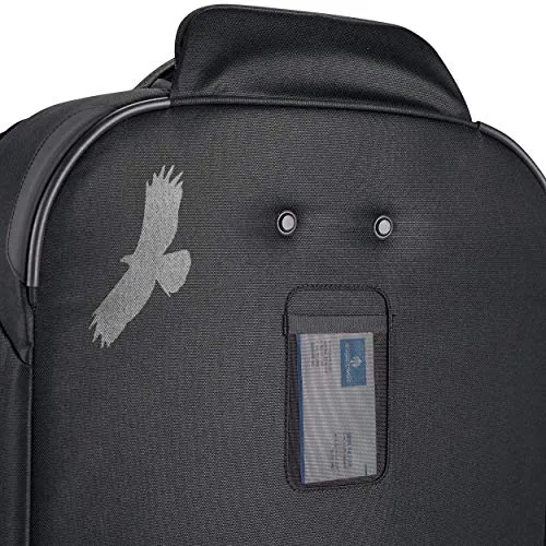 Eagle Creek Gear Warrior Carry-On Rolling Duffel Bag, Jet Black