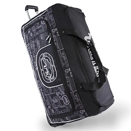 Ecko Unltd. 32" Alpha Rolling Duffel, Black/Grey