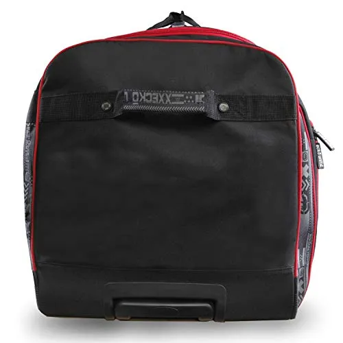 Ecko Unltd. Men's Tagger Large 32" Rolling Duffel Bag, Black/Red, One Size