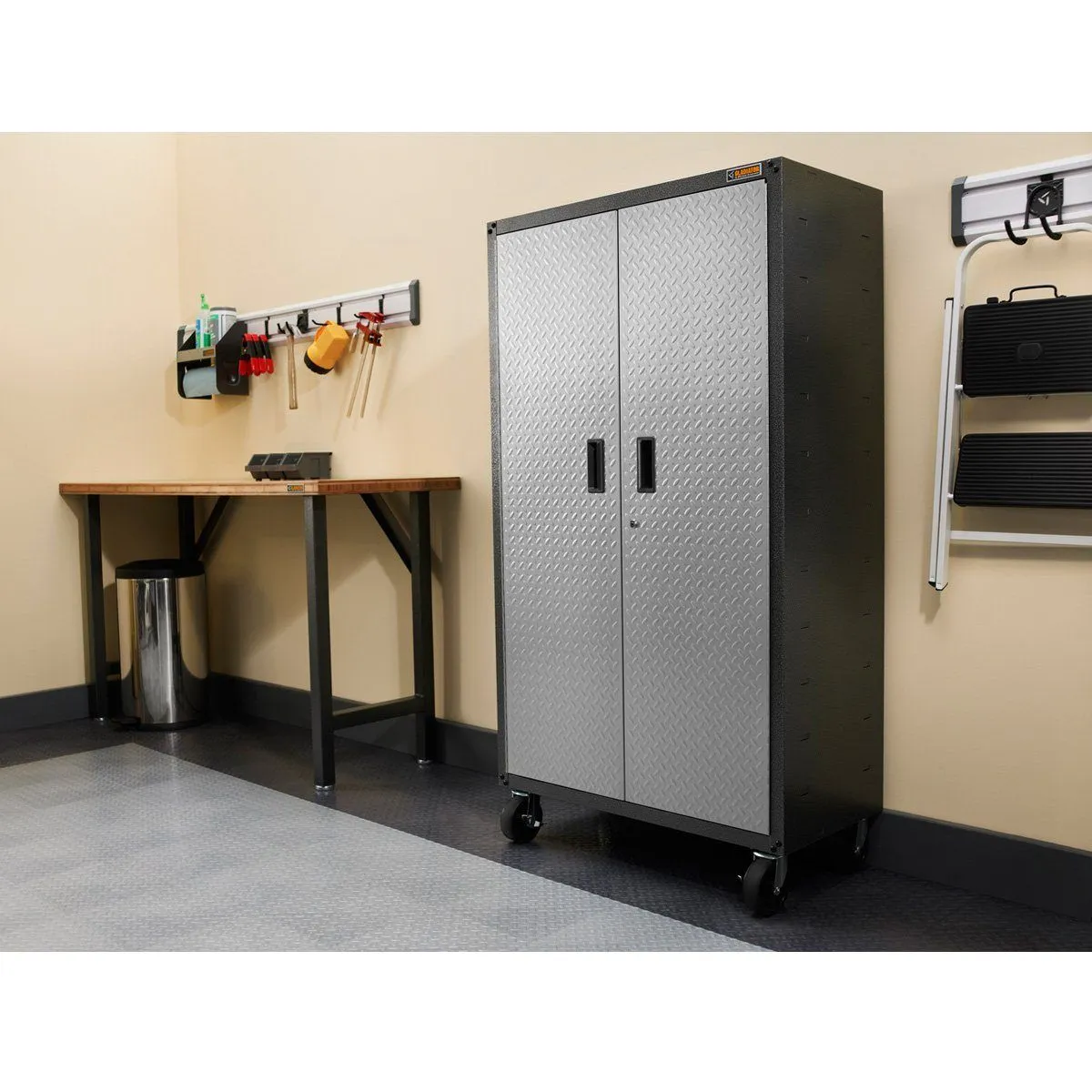 Gladiator GALG36CKXG Ready-To-Assemble Mobile Storage GearBox Cabinet